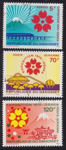 DAHOMEY [1970] MiNr 0419-21 ( O/used ) Expo