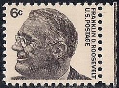 #1284A 6 cent Franklin Roosevelt M OG NH EGRADED XF 93 XXF