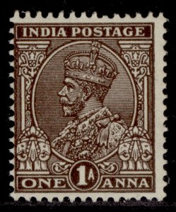 INDIA GV SG234, 1a chocolate, M MINT.