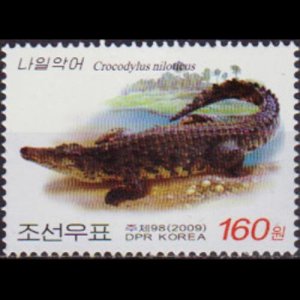 NORTH KOREA 2009 - Scott# 4881 Nilo Crocodile 160w NH