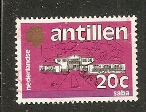 Netherlands Antilles  Scott  499    Government Building    Used