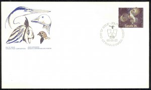 Canada Sc# 1097 (official cachet) FDC (a) 1986 5.22 Birds