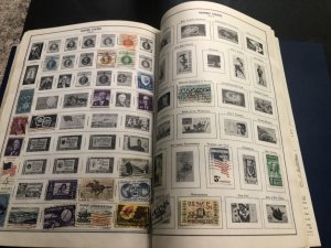 STATESMAN DELUXE STAMP ALBUM Lots Of Nice Stamps Might Find Some Gems