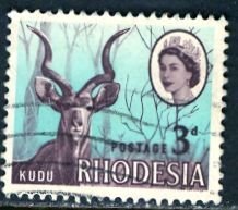 Rhodesia; 1966: Sc. # 225: Used Single Stamp