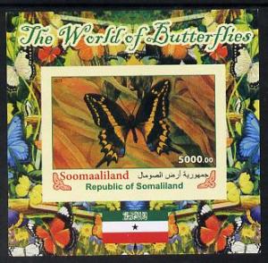 Somaliland 2011 The World of Butterflies #4 imperf souven...