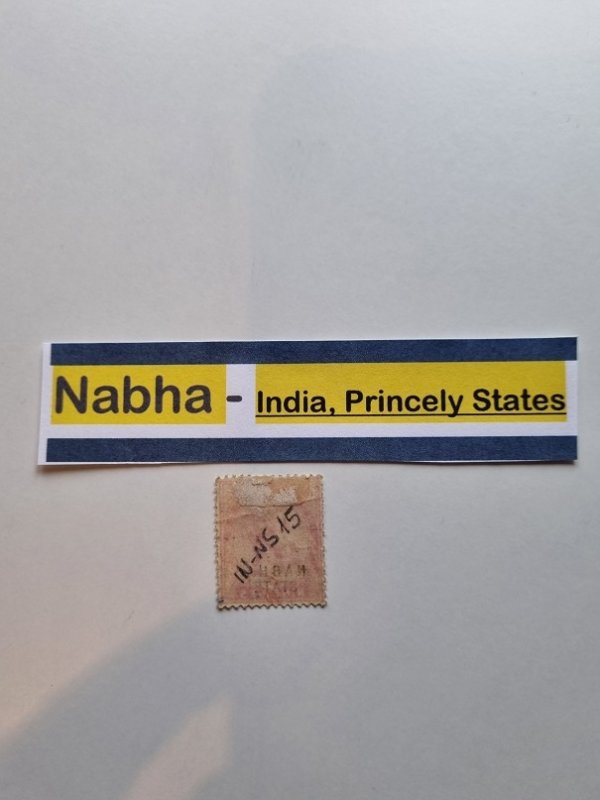 Nabha Queen Victoria (1819-1901)  9 P - Indian pie