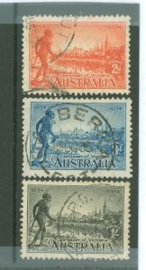 Australia  #142-144 Used Single (Complete Set)