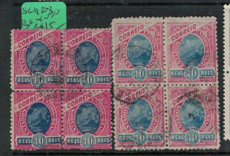 Brazil SC 112-3 Block of 4 VFU (7eth) 