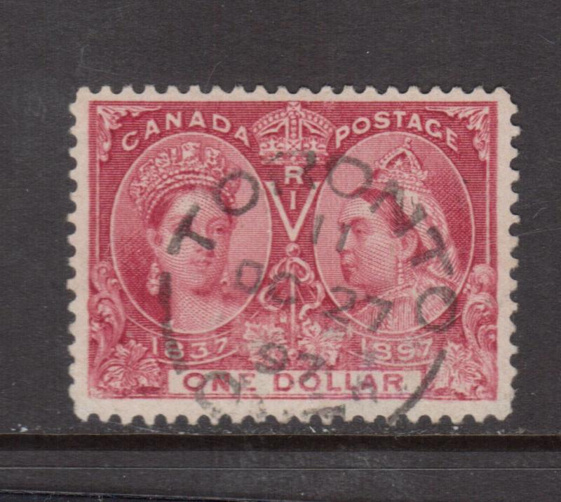 Canada #61 Very Fine Used With Oct 27 1897 CDS Toronto Cancel