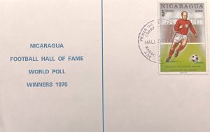 D)1970, NICARAGUA, POSTCARD, ISSUE, FOOTBALL, WORLD CHAMPIONSHIP, MEXICO'...