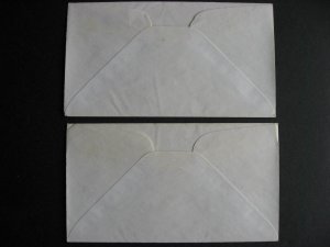 Canada deformed leaf variety + regular H&E FDC first day covers Ut 429Ai 