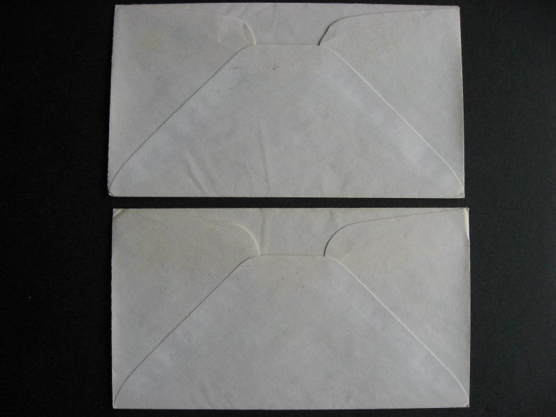 Canada deformed leaf variety + regular H&E FDC first day covers Ut 429Ai 