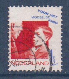 Netherlands   #B50  used  1931   Child welfare  1 1/2c