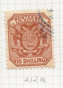 Transvaal 1895 Early Issue Fine Used 10S. NW-208082 