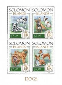 SOLOMON ISLANDS 2014 SHEET DOGS slm14118a