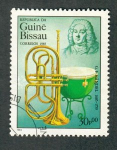 Guinea Bissau 660 used  single