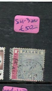 MALAYA  PAHANG   (P1311BB)     TIGER  SG 51-3   SET   VFU 