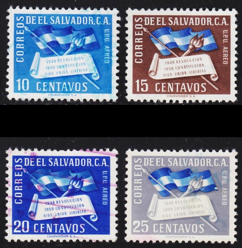 El Salvador Scott C134-37 F to VF used.