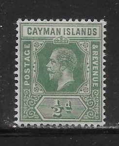 Cayman Islands 33 1/2d KGV single MLH