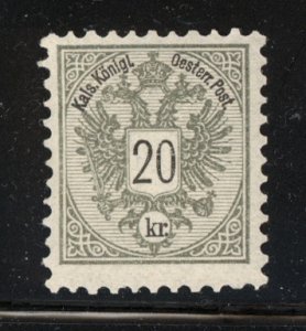 Austria 1883  Scott #45 MH