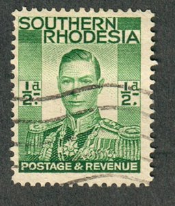 Southern Rhodesia #42 used single