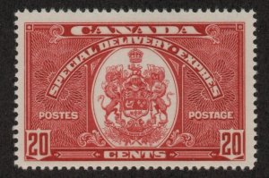 Canada Scott E8 Twenty-cent Special Delivery NH  2021 cv $50