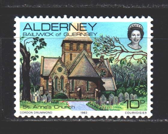 Alderney. 1983. 4 of a series. Church of St. Anne. MNH.