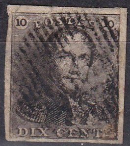 Belgium #1 Used CV $100.00 (Z6395)