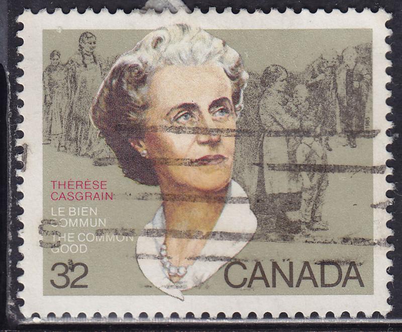 Canada 1047 Therese Casgram 32¢ 1985