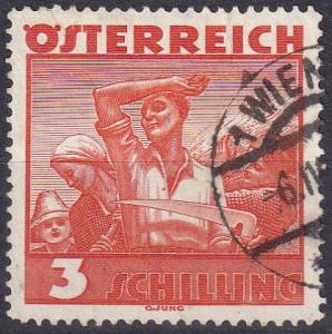 Austria #378  F-VF Used CV $13.50  (A19422)