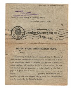 GB Official Postal Stationery OHMS REPLY CARD *Form RF16/5* Imprinted 1921 41.21