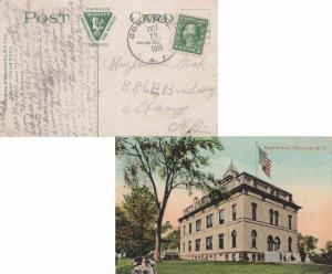 United States York Comstock 1916 doane 3/3  PPC (High School, Whitehall, N.Y.).