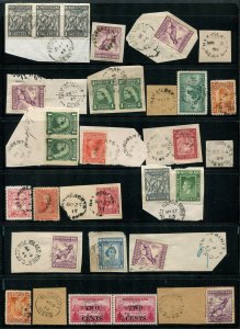 Newfoundland Split Ring Town Cancel Lot of 114