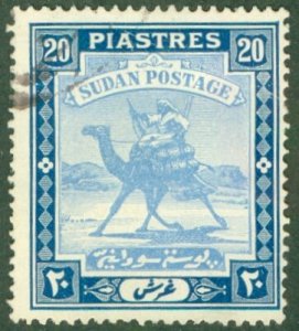 SUDAN 50a USED BIN $1.00