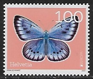 Switzerland # 1808 - Scarce Large Blue - MNH.....{X}