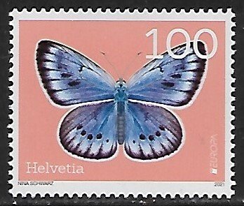 Switzerland # 1808 - Scarce Large Blue - MNH.....{X}