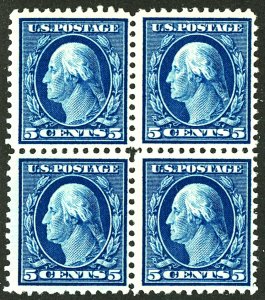 U.S. #504 MINT BLOCK OF 4 OG LH