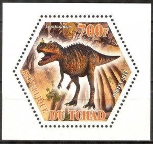 Chad 2014 Dinosaurs (2) MNH Cinderella !