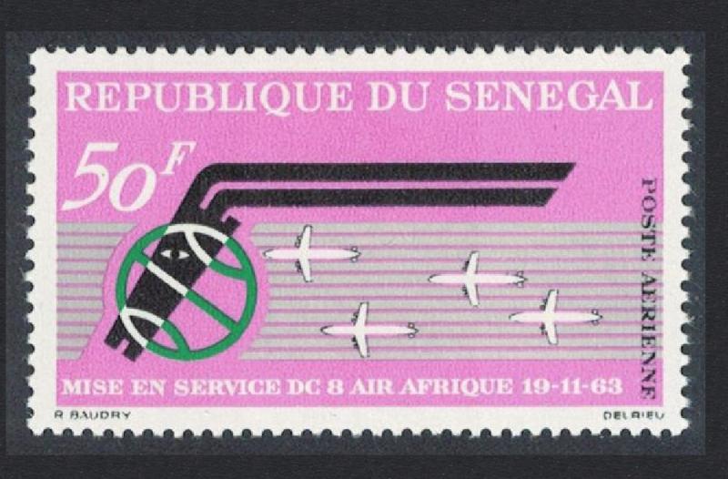 Senegal 1st Anniversary of 'Air Afrique' and 'DC-8' Service Inauguration 1963