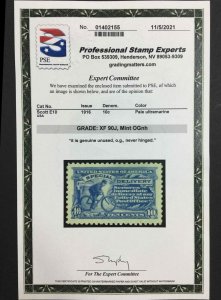 MOMEN: US STAMPS #E10 MINT OG NH PSE GRADED CERT XF-90J