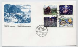 Canada First day cover #1292a, Canadian Folklore