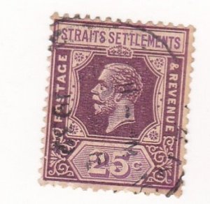 1912 Straits Settlements KGV 25 cents