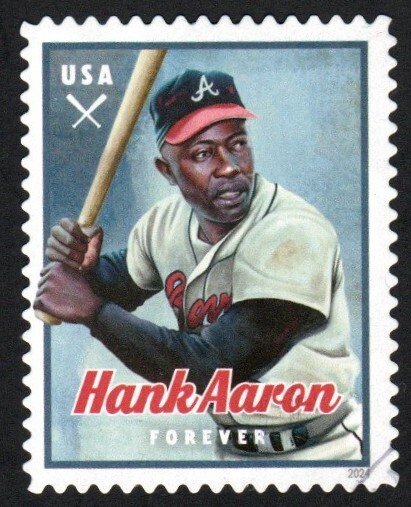 SC# 5908 - (73c) - Hank Aaron, USED Single