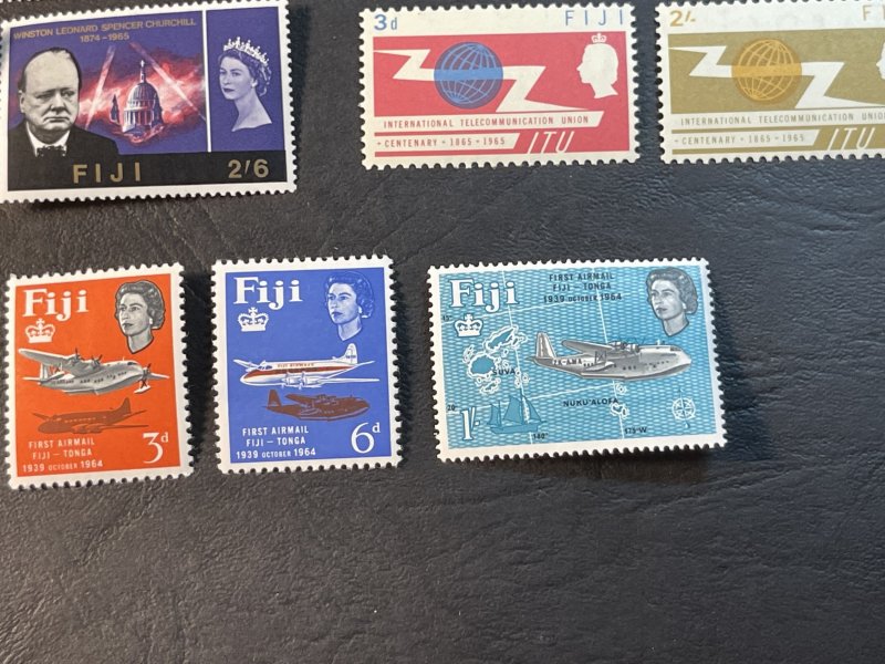 FIJI # 208-218-MINT/NEVER HINGED----4 COMPLETE SETS----1964-66