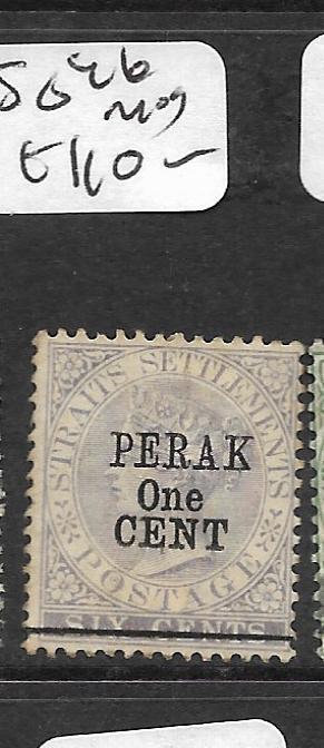 MALAYA PERAK (P0109B) QV 1C/6C  SG46  MOG