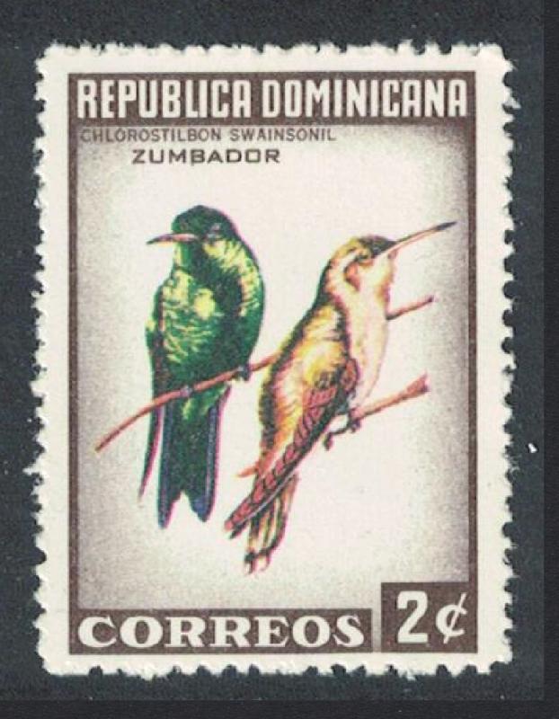 Dominican Rep. Hispaniolan emerald Bird 2c 1964 MNH SG#928