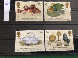 G. B. The Linnean Society  mint never hinged stamps  A11966