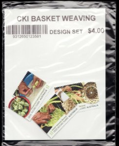 Post Office Sealed Set - Cocos Islands - 2011 - Basket Weaving.- superfleas