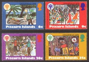 Pitcairn Islands Sc# 188-91 MLH Christmas 1979