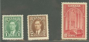 Canada #231/241  Multiple